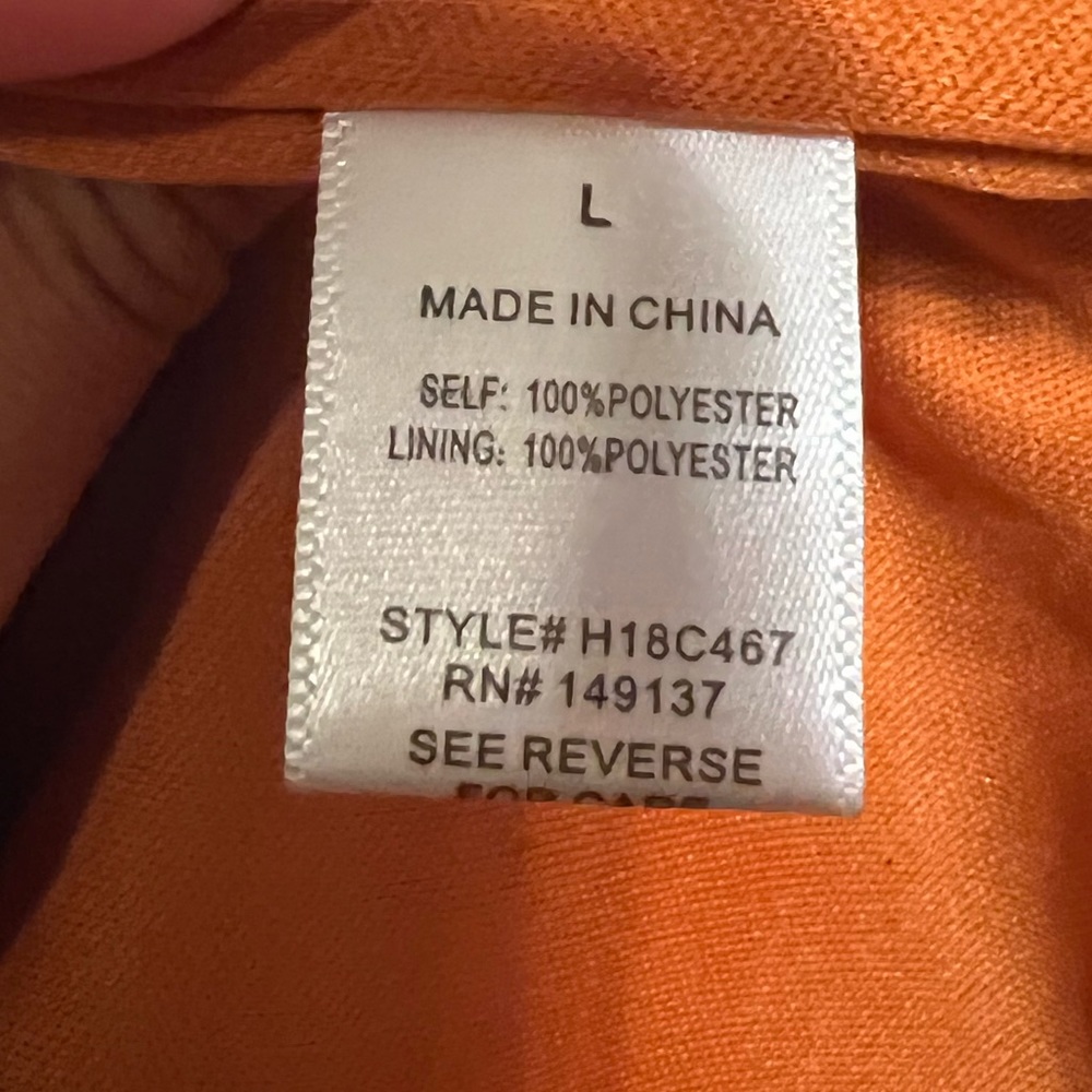 HYFVE Orange Romper (Large) - Picture 5 of 6